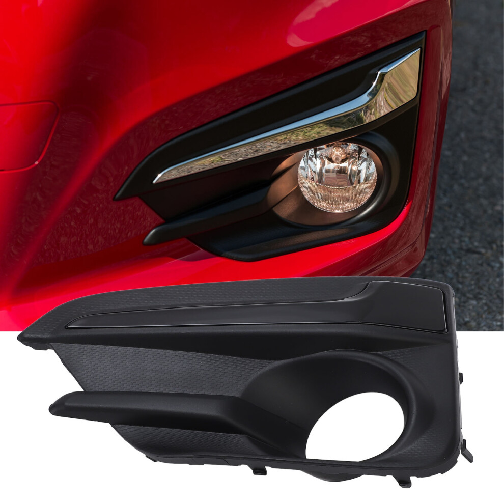 Glossy Abs Fog Cover Bezel For Impreza 2017-2019 L0477 Black/Light 7891334012035