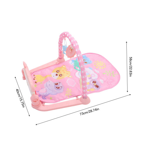 Tapis d'éveil piano pour bébé 73x58x40 cm, 3xAA 1