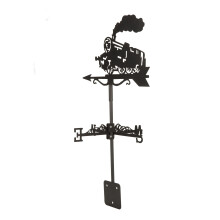 Girouette de jardin en fer - 18,62 oz, noir Taille non disponible