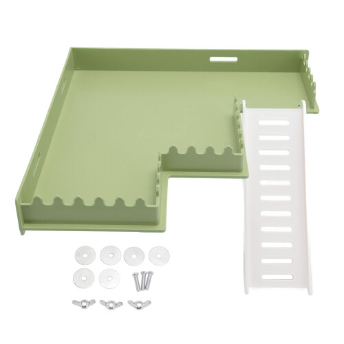 Ensemble échelle et plateforme pour hamster, type M, grand espace 2