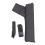 Carcaj tubular para 3 flechas, cinturón ajustable, negro 2