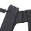 Carcaj tubular para 3 flechas, cinturón ajustable, negro 14