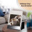 Support de disque vinyle noir 270 g 15x9,5x7,3 cm 6