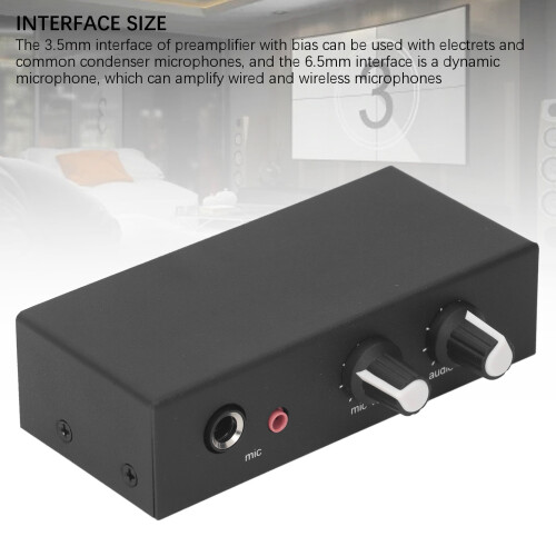 Preamplificatore stereo a basso rumore per microfono domestico, cuffie e giradischi 5–12V 2