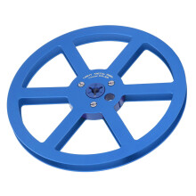 1/4 7 pollici Mulinello Nab in alluminio 17,8 cm 6 fori Blu