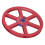 Nab avvolgitore in alluminio, 1/4 in, 7 in, 6 fori, Rosso 12