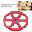 Nab avvolgitore in alluminio, 1/4 in, 7 in, 6 fori, Rosso 4