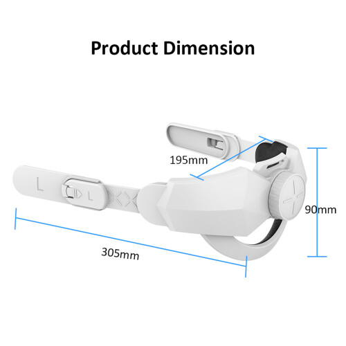 Quest 2 VR-Gurt 20713596mm Weiß/Schwarz 2