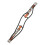 Cinturino etnico marrone con perline per FIT 3 21,53,51 cm 13