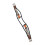 Cinturino etnico marrone con perline per FIT 3 21,53,51 cm 9