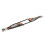 Cinturino etnico marrone con perline per FIT 3 21,53,51 cm 16