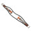 Cinturino etnico marrone con perline per FIT 3 21,53,51 cm 1