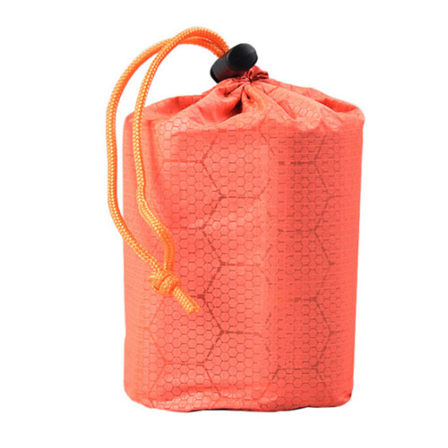Bolsillo para saco de dormir de película de aluminio PE - Plateado 1