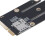 Adattatore PCB da Mini PCIe a M.2 NGFF 69.6x30.4mm 7