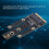 Adattatore PCB da Mini PCIe a M.2 NGFF 69.6x30.4mm 4
