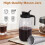 Jarra para Cold Brew de 1000ml, vidrio negro 5