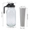 2000ml Thick Glass Cold Brew Coffee Jar with Leakproof Spout Lid 2