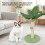 Griffoir pour chat en sisal 38  30 cm vert 3 boules 4