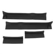 JL/JLU JT Türschweller-Schutzleisten 4-Türen-Kit Schwarz TPE