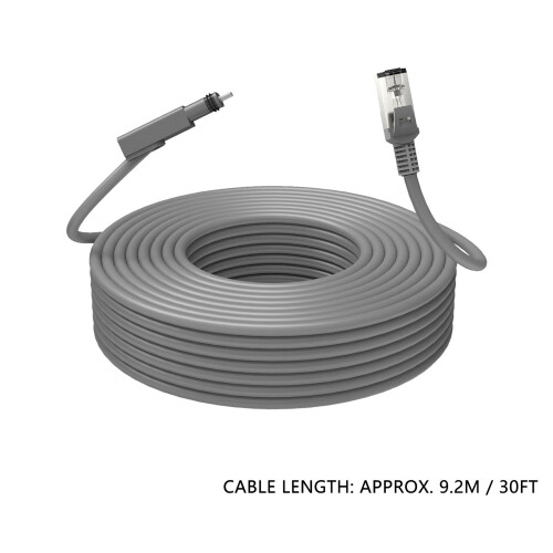Gen 2 V2 Câble satellite rectangulaire 1200 Mbps 30 pieds 1