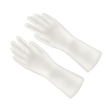 Haushalt-Reinigungshandschuhe PVC, verstärkt, multifunktionale Spülhandschuhe für die Küche L
