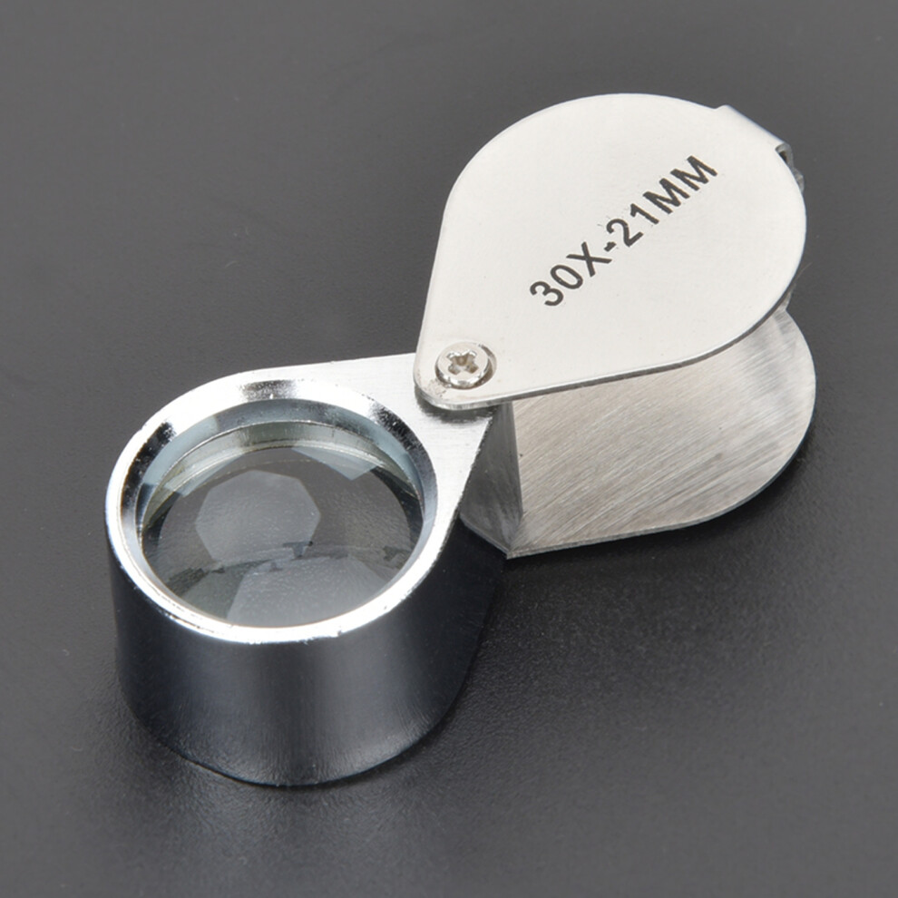 Mini Glass Magnifying Lens for Jewelry Coins Stamps Antique Silver Review