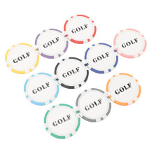 10 Stück Ballmarker-Set 40 mm 3,5 mm ABS Eisen