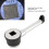 45X Handlupe mit LED-Licht, Metall, 2xAA 4