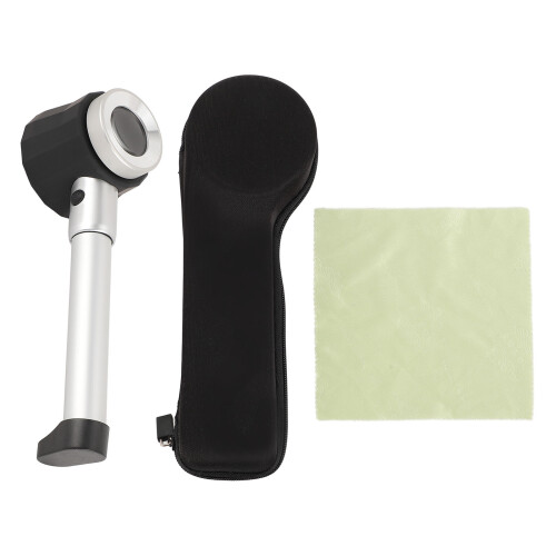 45X Handlupe mit LED-Licht, Metall, 2xAA 1