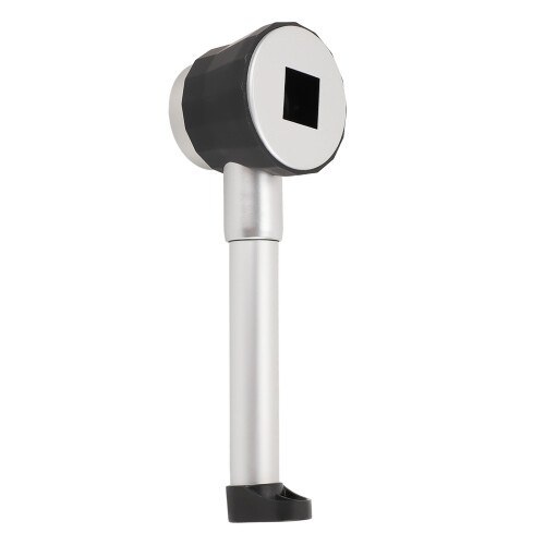 45X Handlupe mit LED-Licht, Metall, 2xAA