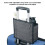Portabicchiere Oxford 600D per bagagli 12x21x23cm 6