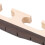 Ponte per banjo a 6 corde con 3 gambe in ebano premium e acero 6