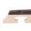 Ponte per banjo a 6 corde con 3 gambe in ebano premium e acero 8