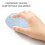 Mouse BT5.0/2.4G 500 mAh blu 800/1200/1600 DPI 10