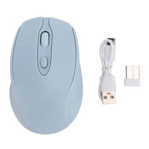 Mouse BT5.0/2.4G 500 mAh blu 800/1200/1600 DPI 1
