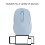 Mouse BT5.0/2.4G 500 mAh blu 800/1200/1600 DPI 6