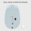 Mouse BT5.0/2.4G 500 mAh blu 800/1200/1600 DPI 12