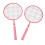 Modell: Kinder-Badminton-Schläger-Set - 3 Nylon, Rosa 12