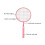 Modell: Kinder-Badminton-Schläger-Set - 3 Nylon, Rosa 4