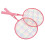 Modell: Kinder-Badminton-Schläger-Set - 3 Nylon, Rosa 15
