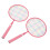 Modell: Kinder-Badminton-Schläger-Set - 3 Nylon, Rosa 13