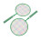 Set de 2 raquetas de bádminton verdes con pelota 5