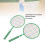 Set de 2 raquetas de bádminton verdes con pelota 4