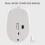Mouse wireless bianco 500mAh piccolo 800/1200/1600DPI 9