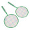 Set de 2 raquetas de bádminton verdes con pelota 13
