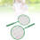 Set de 2 raquetas de bádminton verdes con pelota 14