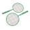 Set de 2 raquetas de bádminton verdes con pelota 9