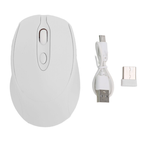 Mouse wireless bianco 500mAh piccolo 800/1200/1600DPI 1