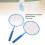 Set di 2 racchette da badminton per bambini con borsa, blu 3