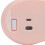 Mouse wireless rosa 500mAh BT5.0 2.4G 800-1600 DPI 16